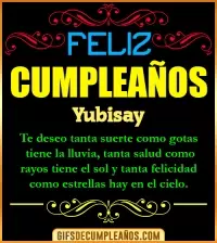 GIF Frases de Cumpleaños Yubisay